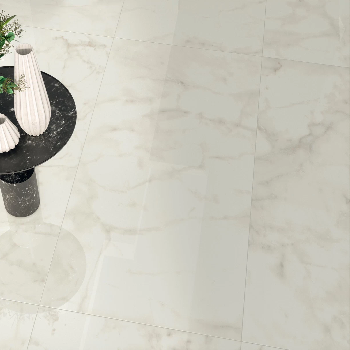 GM-Atlas Concorde HybridSlab™ Calacatta Delicato Rectified Porcelain Slab