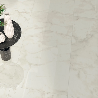 GM-Atlas Concorde HybridSlab™ Calacatta Delicato Rectified Porcelain Slab