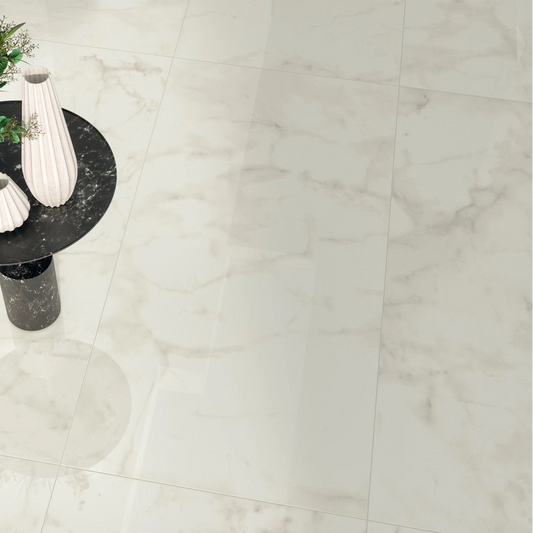 GM-Atlas Concorde HybridSlab™ Calacatta Delicato Rectified Porcelain Slab