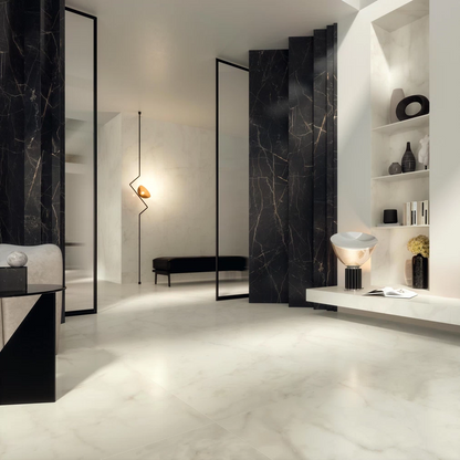 GM-Atlas Concorde HybridSlab™ Calacatta Delicato Rectified Porcelain Slab