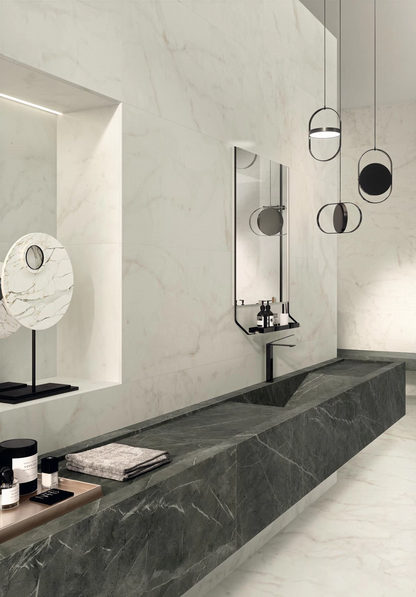 GM-Atlas Concorde HybridSlab™ Calacatta Delicato Rectified Porcelain Slab