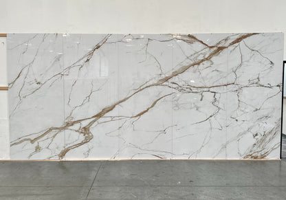 GM-Atlas Concorde HybridSlab™ Calacatta Imperiale Rectified Porcelain Slab
