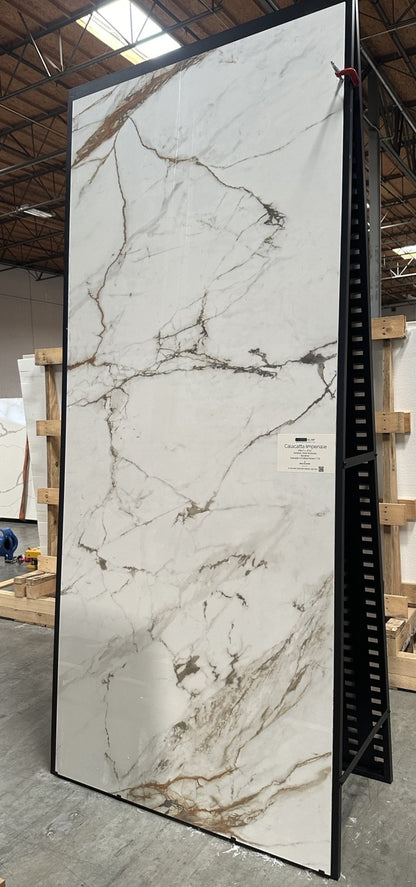 GM-Atlas Concorde HybridSlab™ Calacatta Imperiale Rectified Porcelain Slab