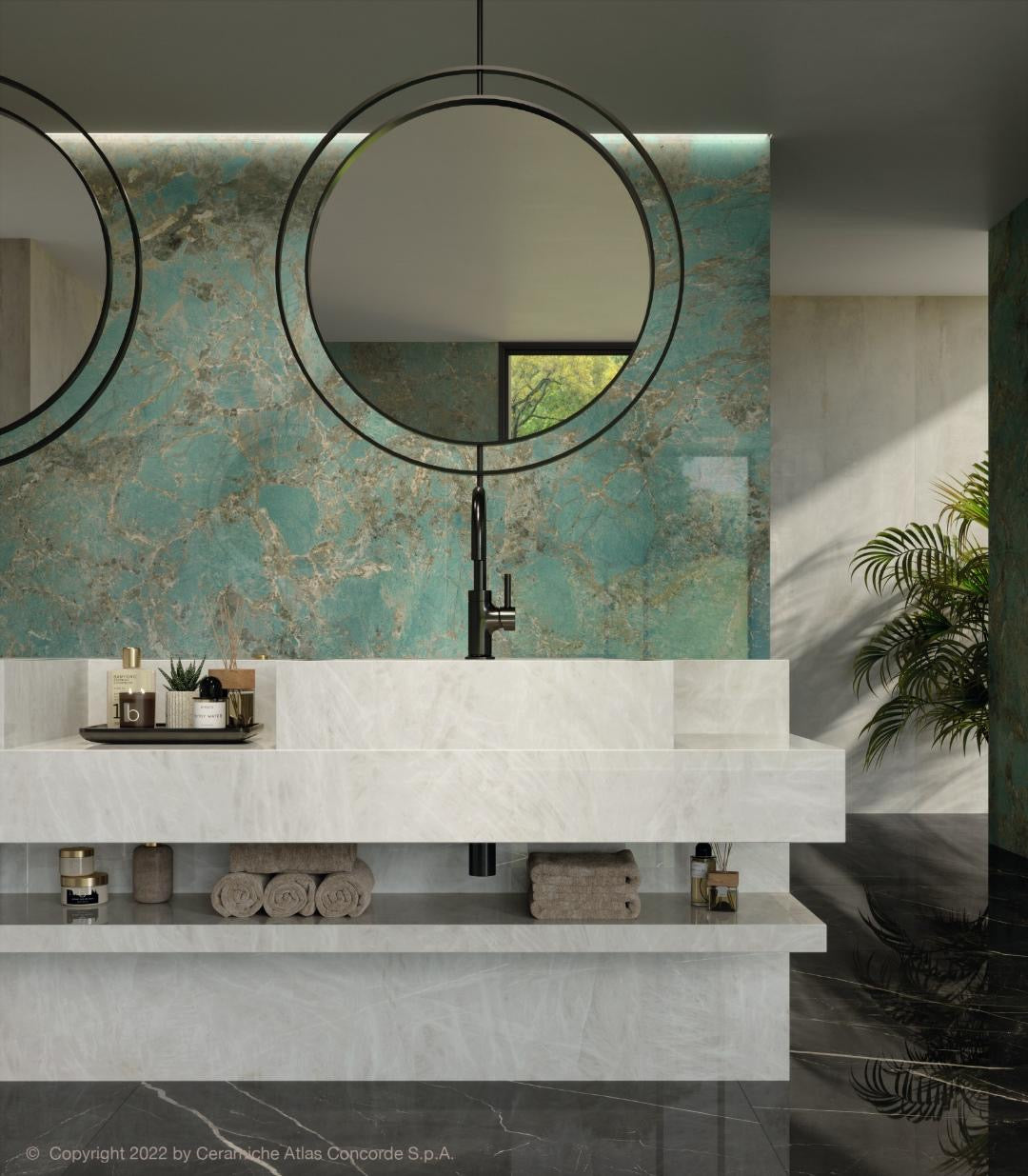 GM-Atlas Concorde HybridSlab™ Crystal White Rectified Porcelain Slab