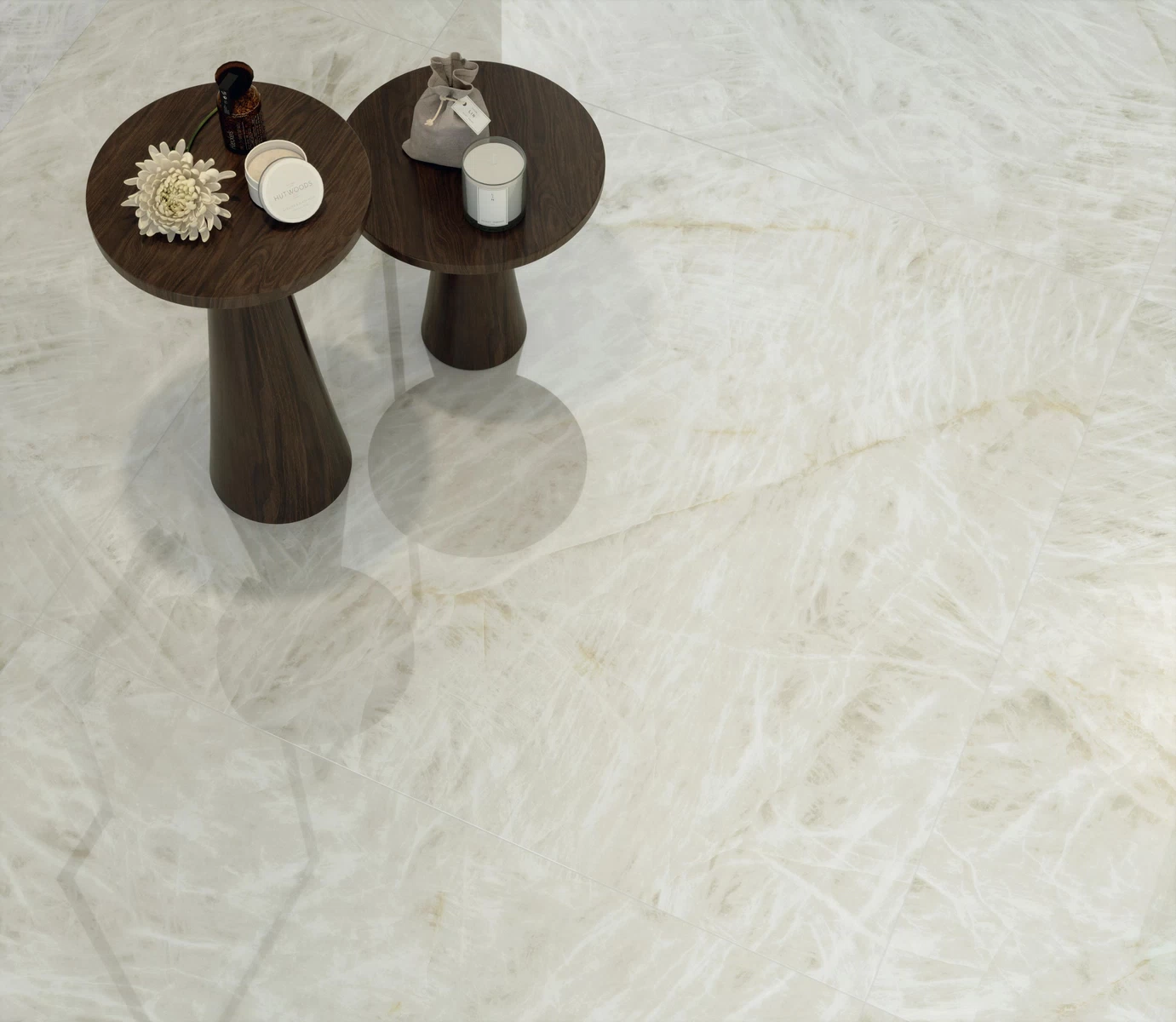 GM-Atlas Concorde HybridSlab™ Crystal White Rectified Porcelain Slab
