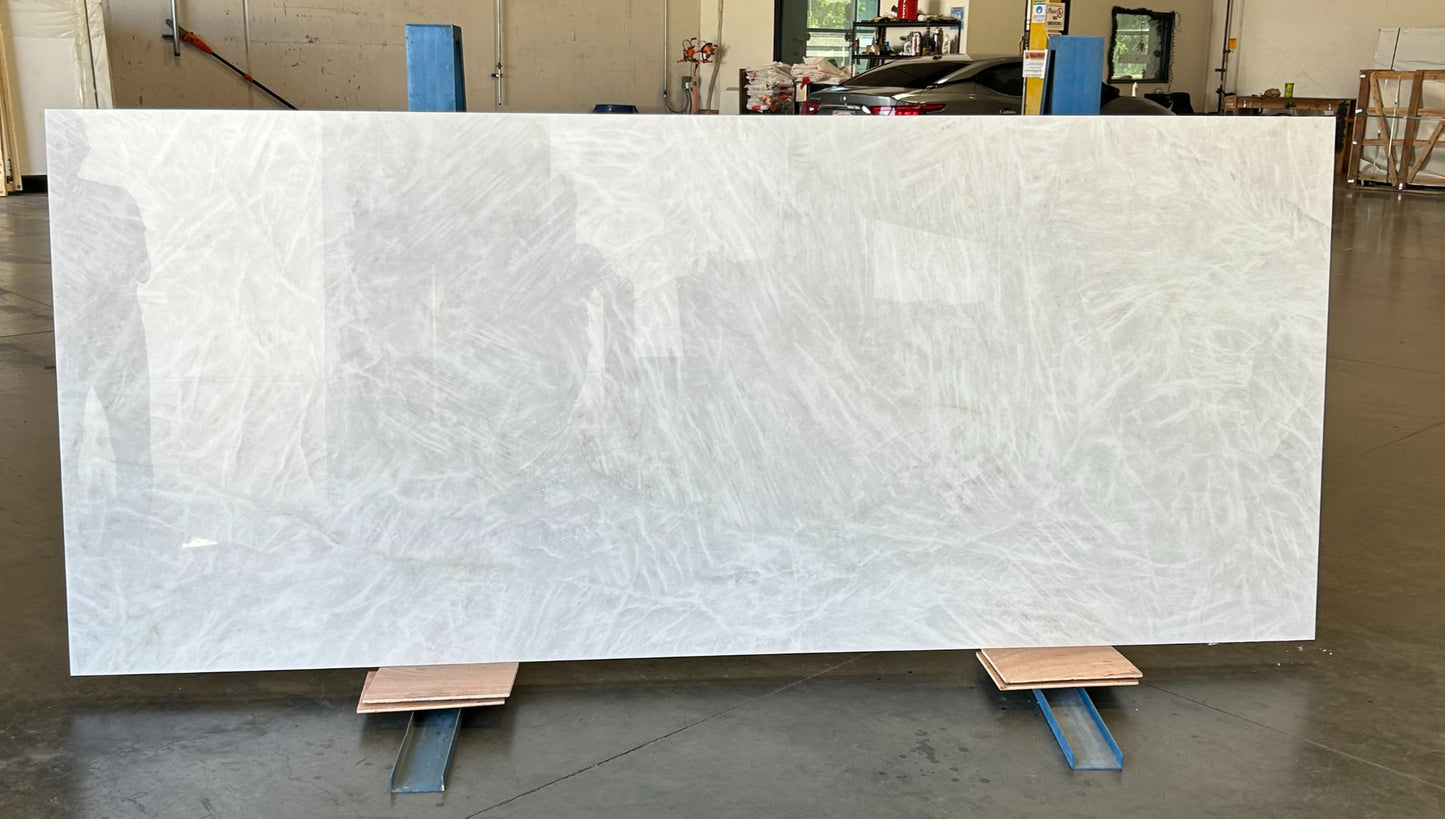 GM-Atlas Concorde HybridSlab™ Crystal White Rectified Porcelain Slab