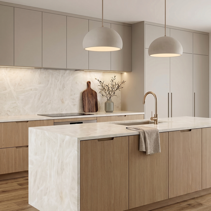 GM-Atlas Concorde HybridSlab™ Crystal White Rectified Porcelain Slab