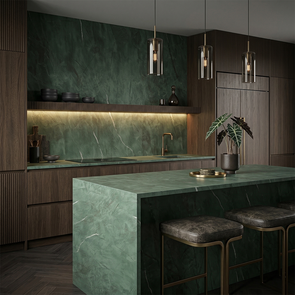 GM-Atlas Concorde HybridSlab™ Exotic Green Rectified Porcelain Slab