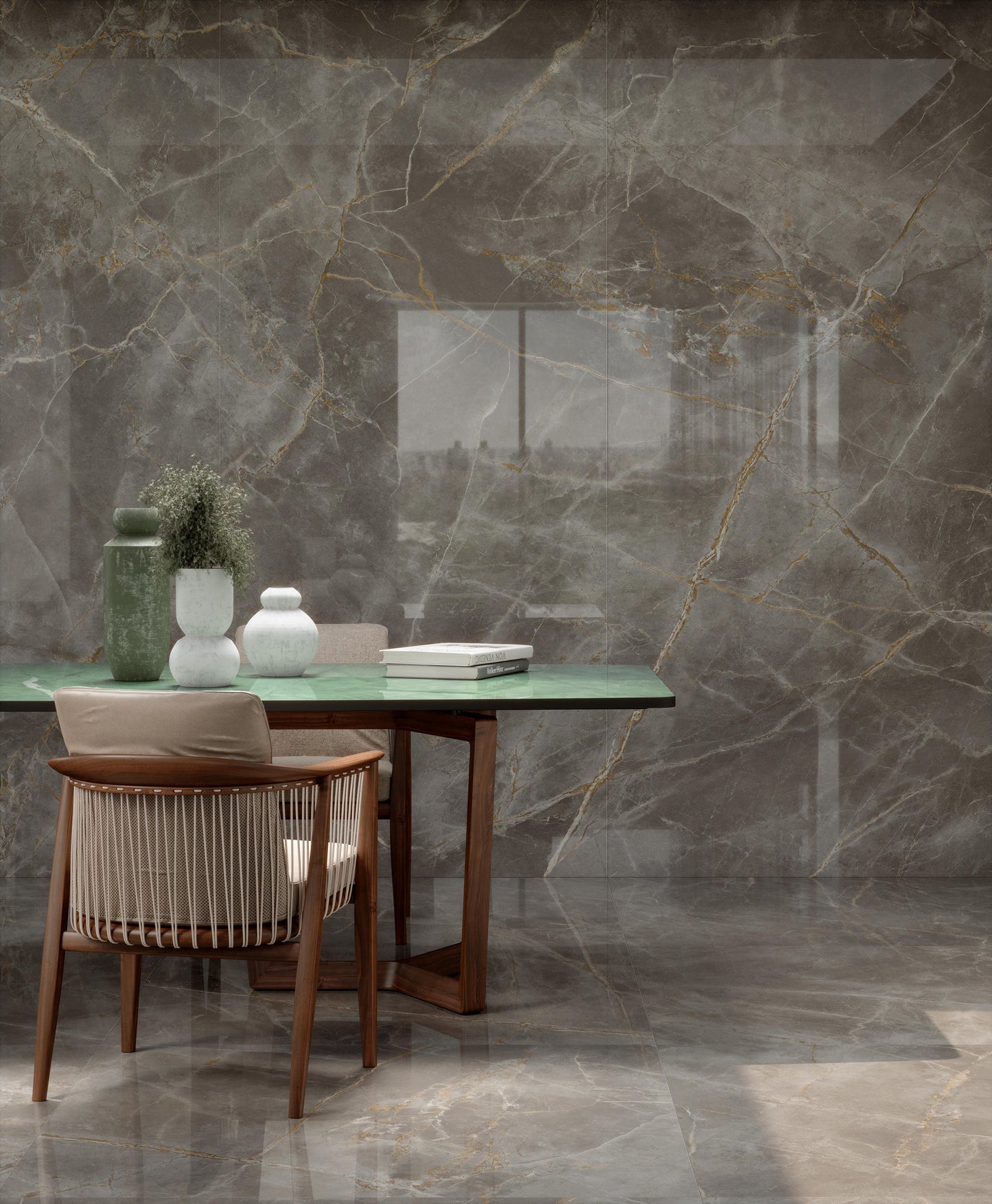 GM-Atlas Concorde HybridSlab™ Fior Di Bosco Rectified Porcelain Slab