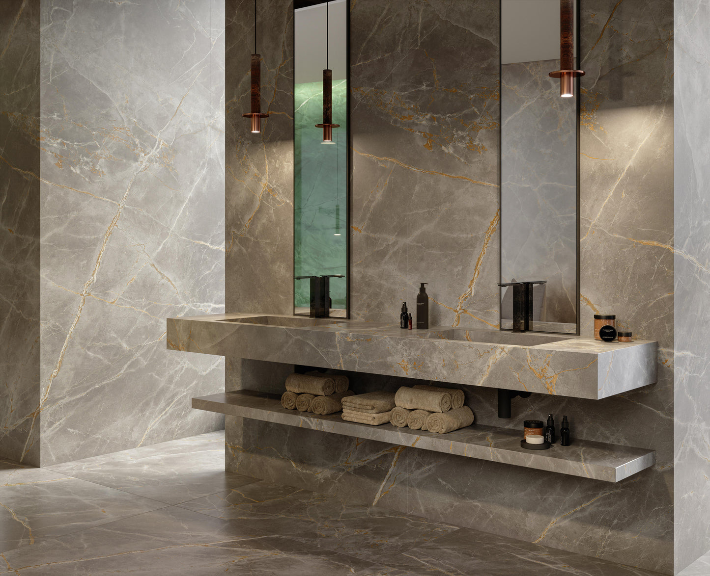 GM-Atlas Concorde HybridSlab™ Fior Di Bosco Rectified Porcelain Slab