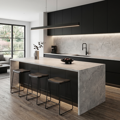 GM-Atlas Concorde HybridSlab™ Grey Cloud Rectified Porcelain Slab