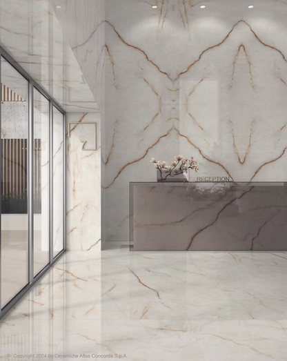GM-Atlas Concorde HybridSlab™ Ice Crystal Rectified Porcelain Slab