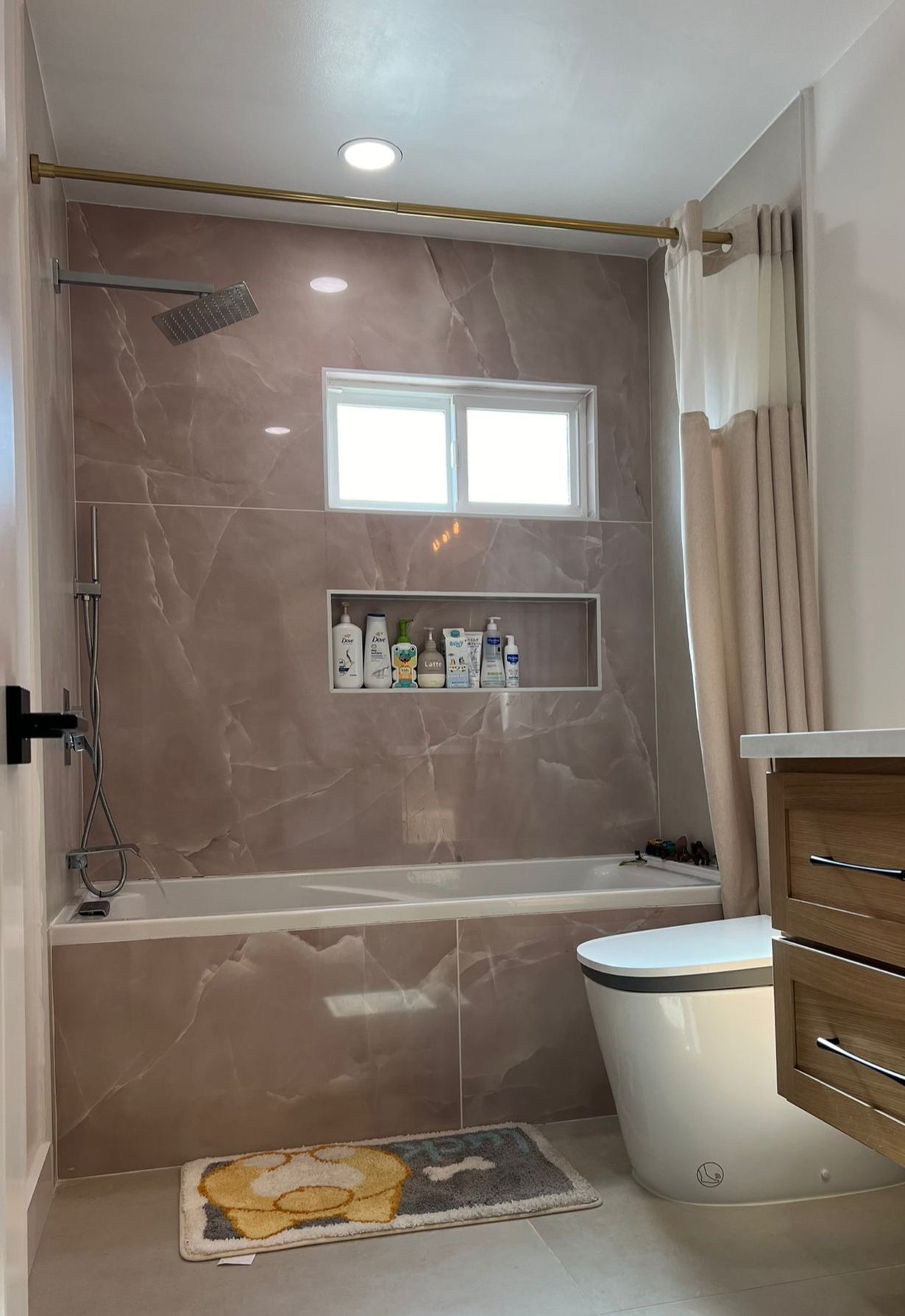 GM-Atlas Concorde HybridSlab™ Onyx Rose Rectified Porcelain Slab