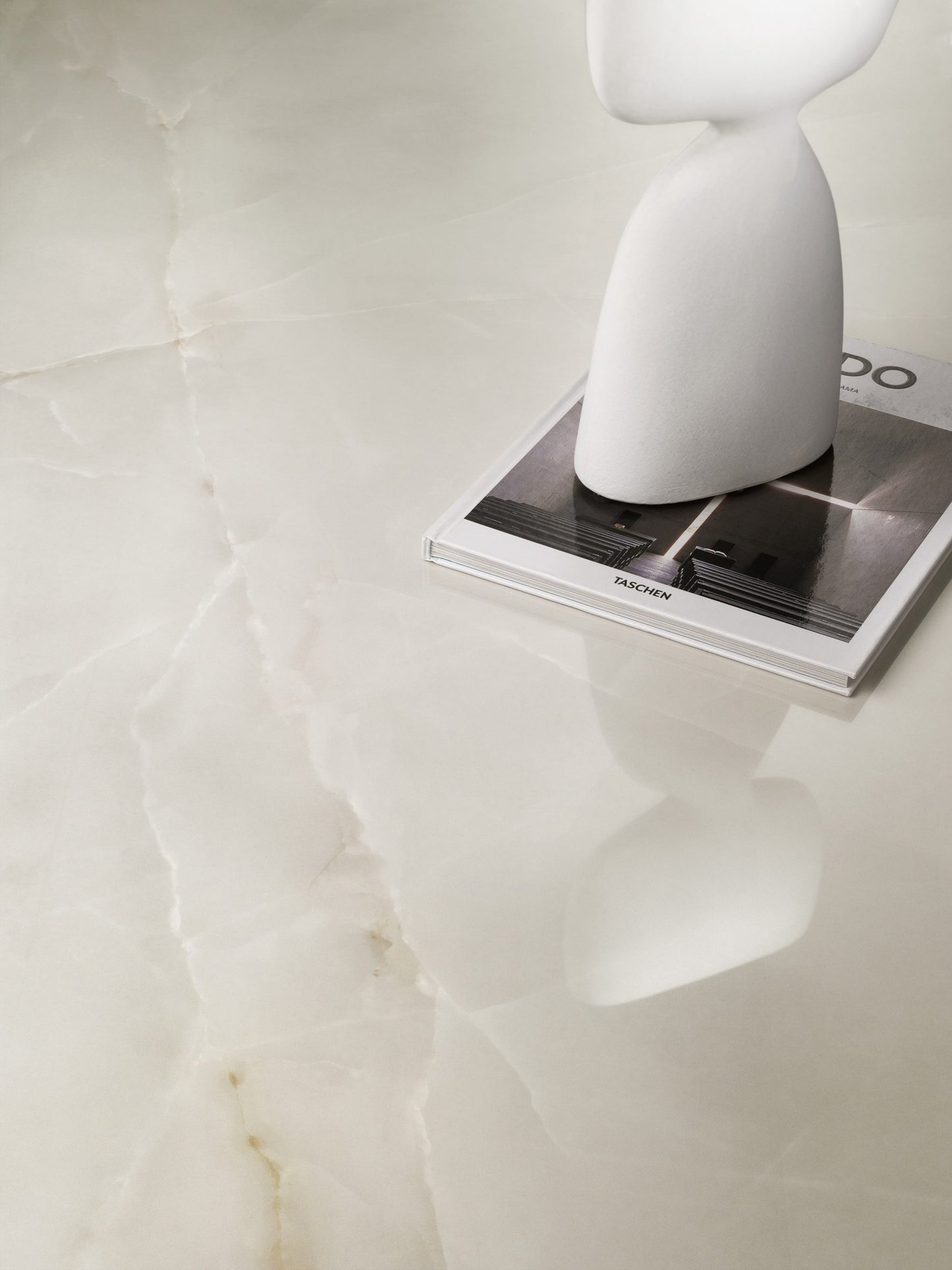 GM-Atlas Concorde HybridSlab™ Onyx White Rectified Porcelain Slab