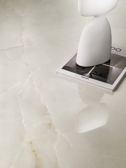 GM-Atlas Concorde HybridSlab™ Onyx White Rectified Porcelain Slab