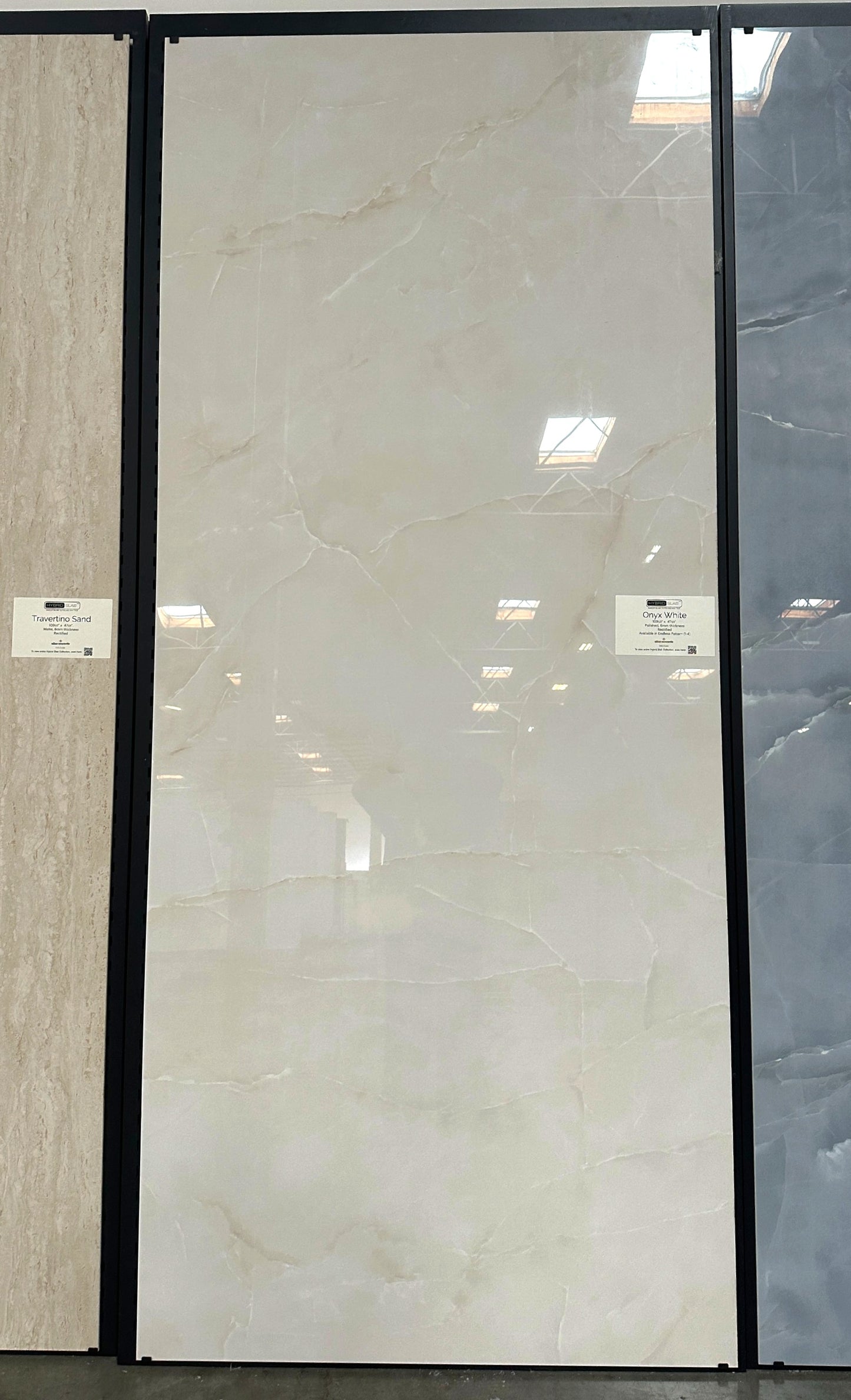 GM-Atlas Concorde HybridSlab™ Onyx White Rectified Porcelain Slab