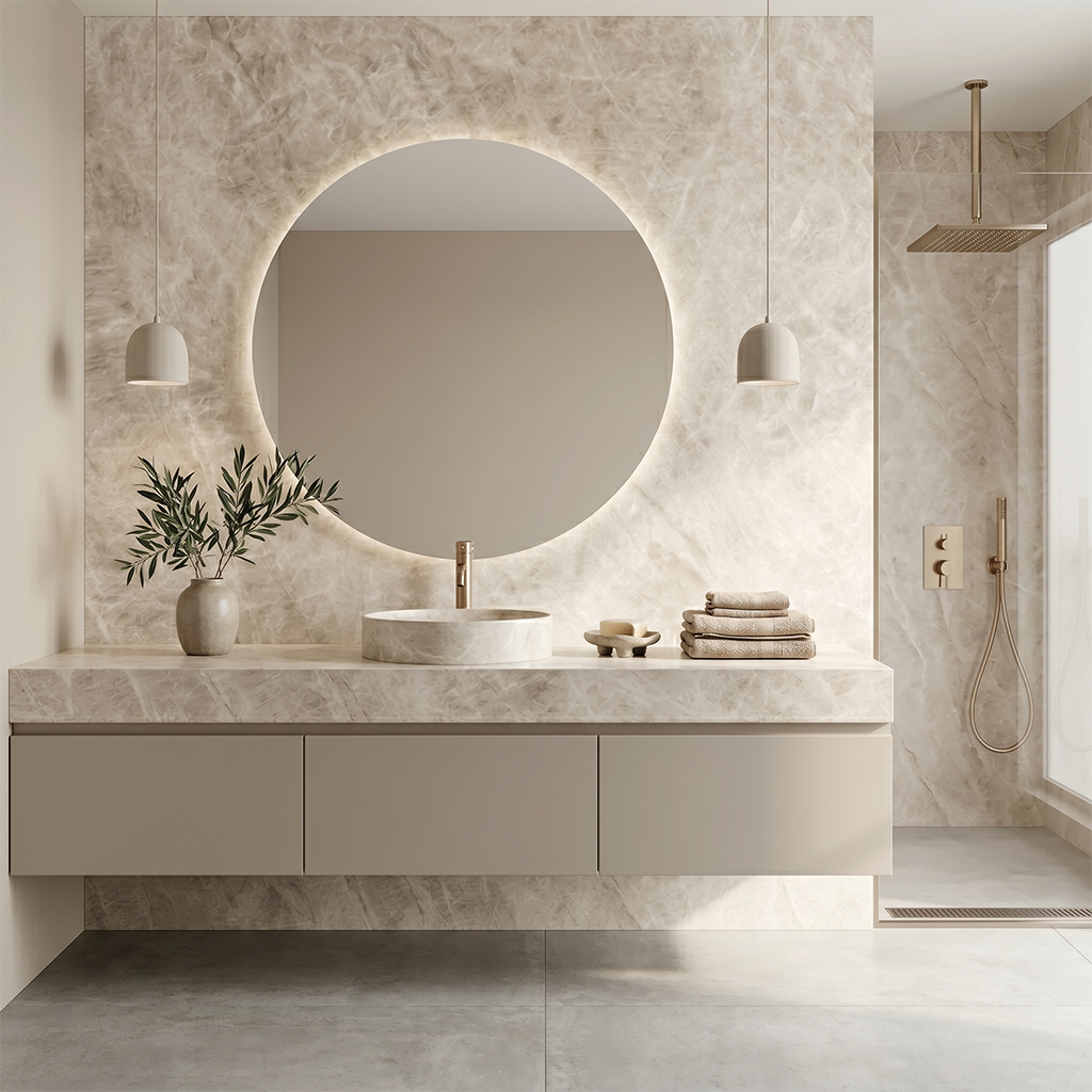 GM-Atlas Concorde HybridSlab™ Taj Mahal Rectified Porcelain Slab