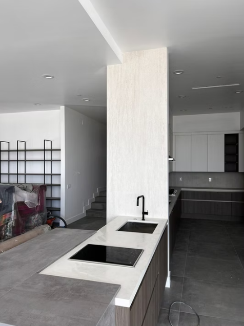 GM-Atlas Concorde HybridSlab™ Travertine White Rectified Porcelain Slab