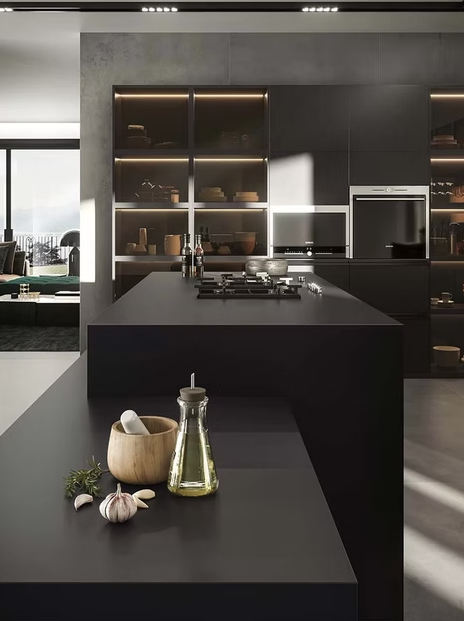 GM-Atlas Plan PorcelainTop™ Absolute Black Porcelain Slab