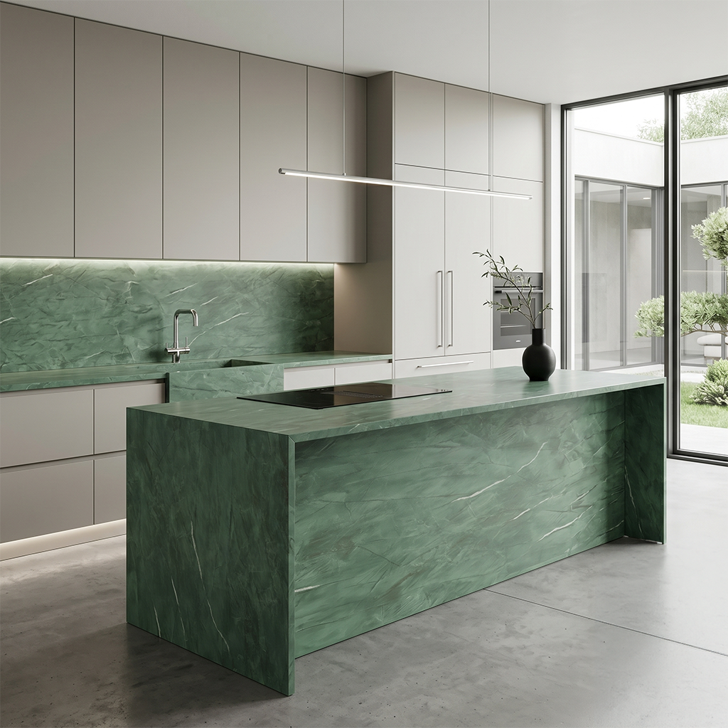GM-Atlas Plan PorcelainTop™ Exotic Green Porcelain Slab