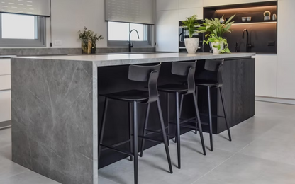 GM-Atlas Plan PorcelainTop™ Light Grey Stone Porcelain Slab