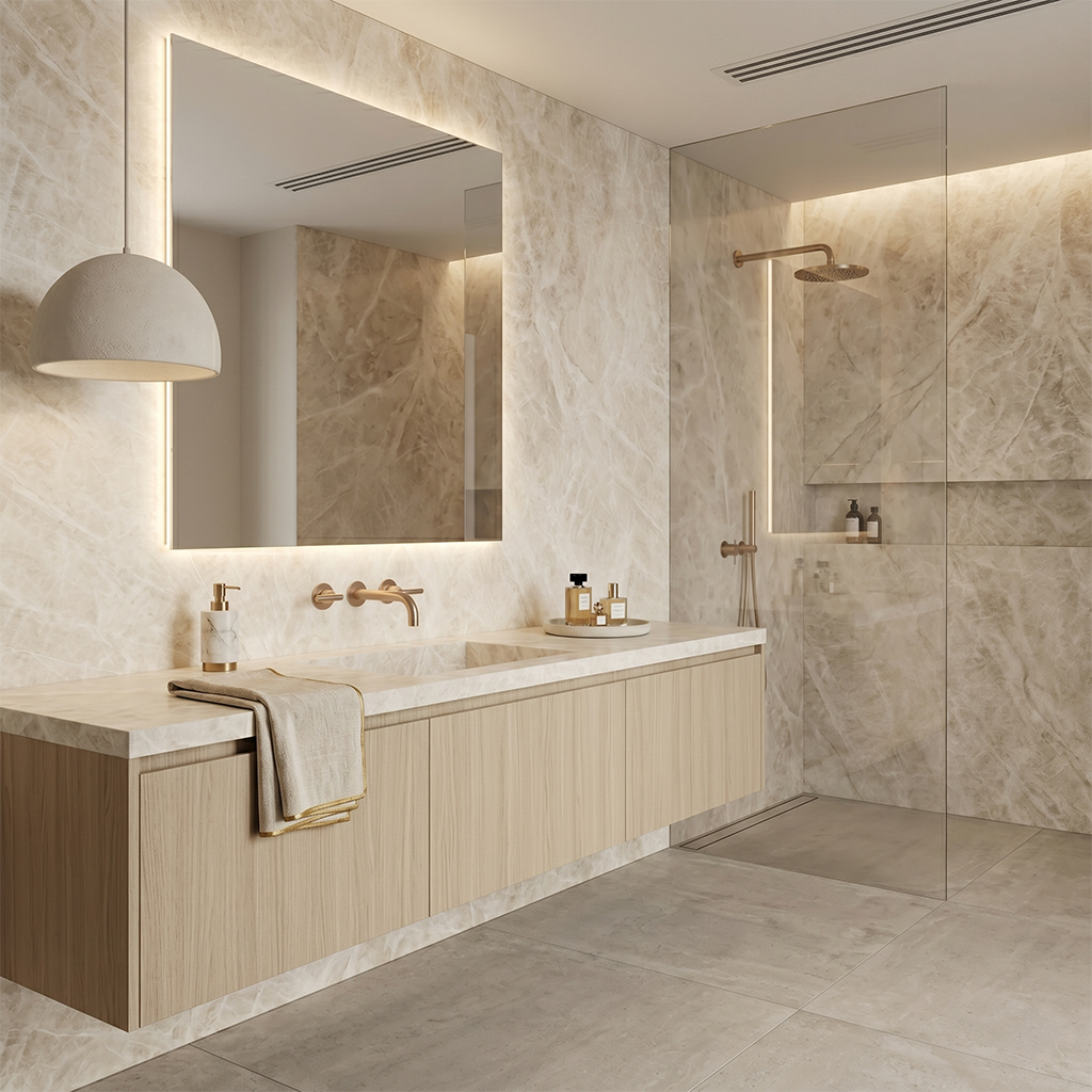 GM-Atlas Plan PorcelainTop™ Taj Mahal Porcelain Slab