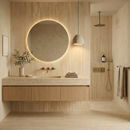 GM-Atlas Plan PorcelainTop™ Travertine Sand Porcelain Slab