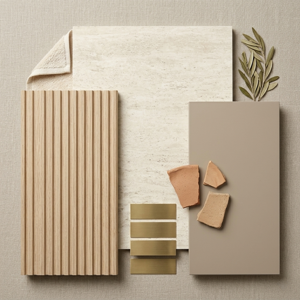 GM-Atlas Plan PorcelainTop™ Travertine White Porcelain Slab