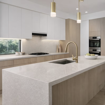 GM-Café con Leche Sintera Silica-Free Quartz Slab