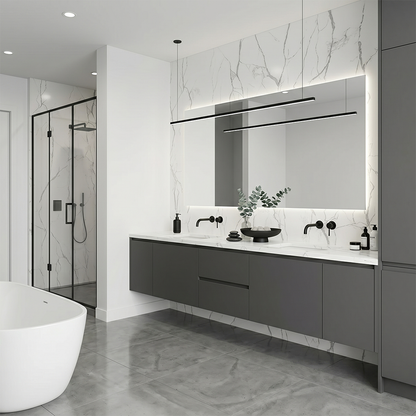 GM-Calacatta Aurora Quartz Slab