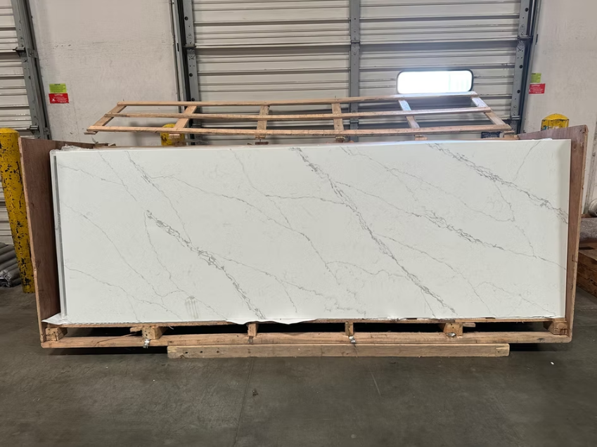 GM-Calacatta Cima Sintera Silica-Free Quartz Slab