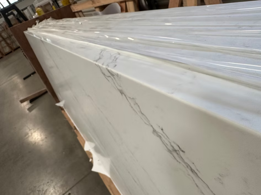 GM-Calacatta Cima Sintera Silica-Free Quartz Slab