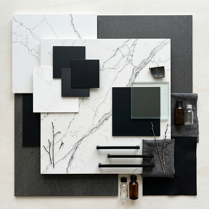 GM-Calacatta Cima Sintera Silica-Free Quartz Slab