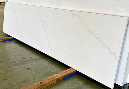 GM-Calacatta De Oro Quartz Slab