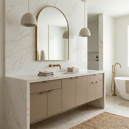 GM-Calacatta De Oro Sintera Silica-Free Quartz Slab