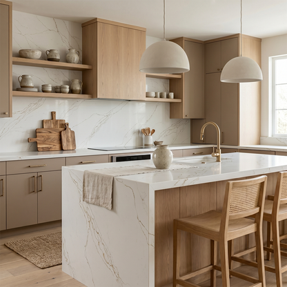 GM-Calacatta De Oro Sintera Silica-Free Quartz Slab