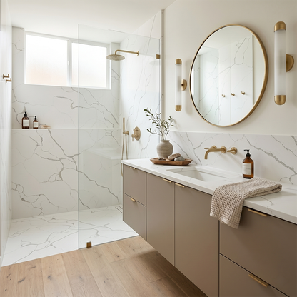 GM-Calacatta Del Sol Sintera Silica-Free Quartz Slab