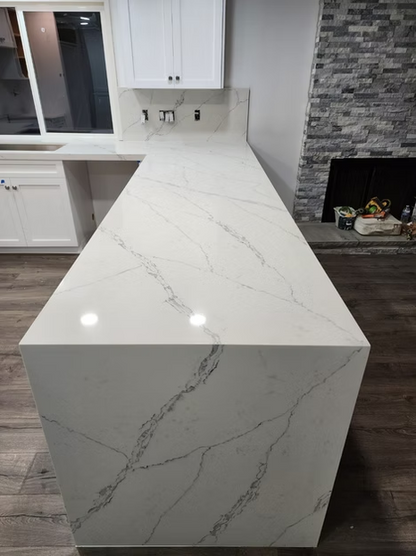 GM-Calacatta Everest Quartz Slab