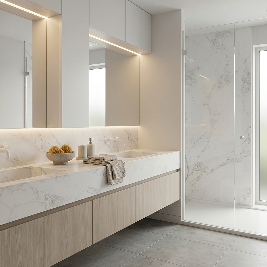 GM-Calacatta La Brisa Sintera Silica-Free Quartz Slab