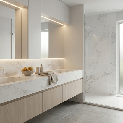 GM-Calacatta La Brisa Sintera Silica-Free Quartz Slab