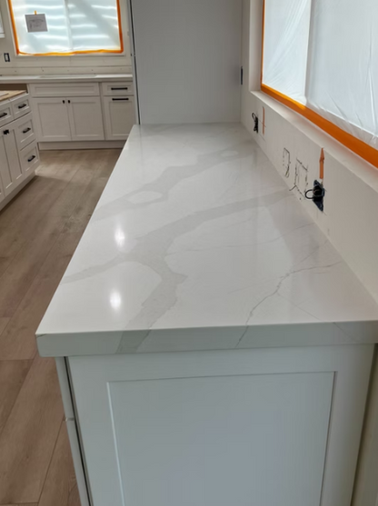 GM-Calacatta La Miel Sintera Silica-Free Quartz Slab