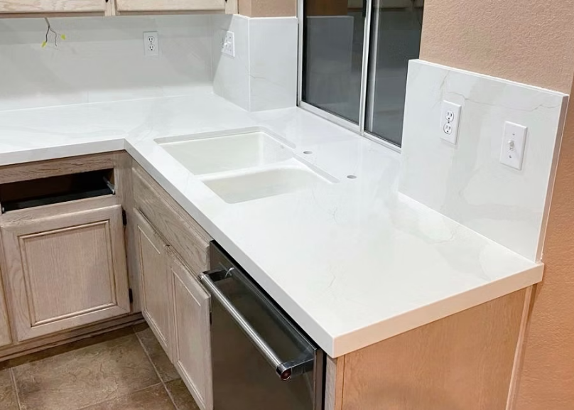 GM-Calacatta La Miel Sintera Silica-Free Quartz Slab