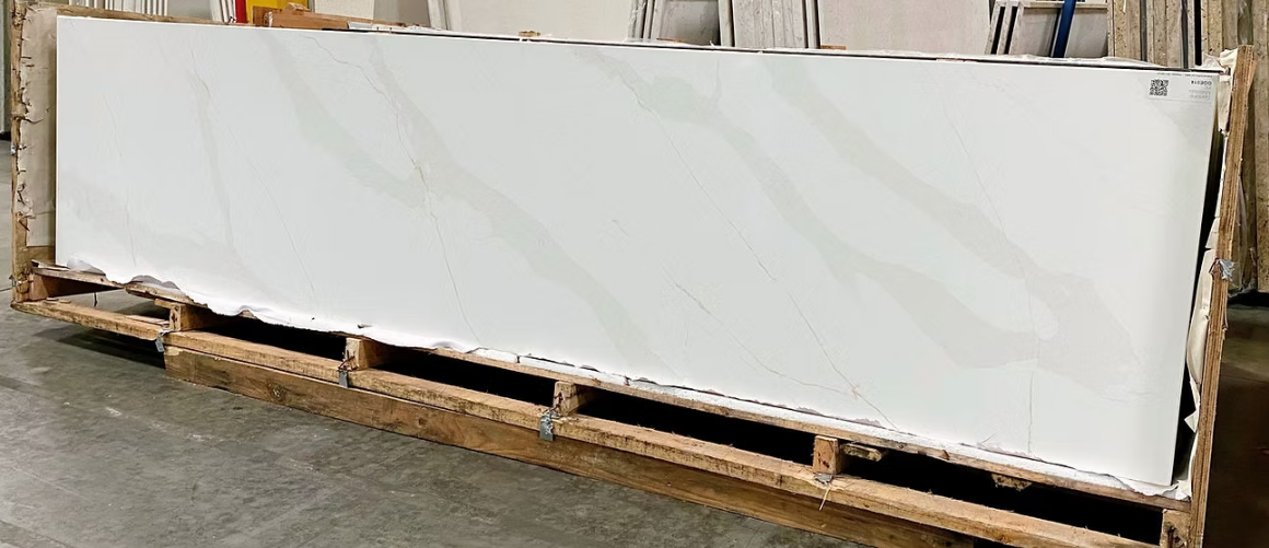 GM-Calacatta La Miel Sintera Silica-Free Quartz Slab