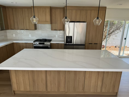 GM-Calacatta La Miel Sintera Silica-Free Quartz Slab