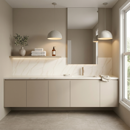 GM-Calacatta La Miel Sintera Silica-Free Quartz Slab