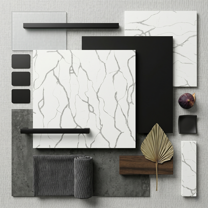 GM-Calacatta Luna Quartz Slab