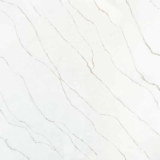 GM-Calacatta Rama Quartz Slab