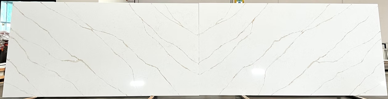 GM-Calacatta Rama Quartz Slab