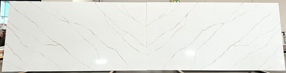 GM-Calacatta Rama Quartz Slab