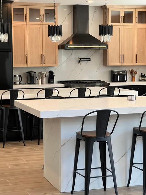 GM-Calacatta Rama Quartz Slab